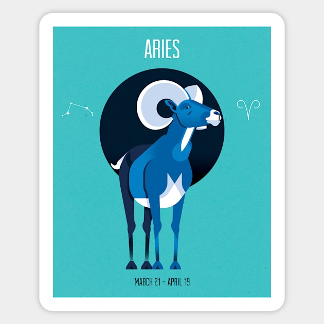 Aries Sticker by jamesboast